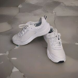 Under Armour Charged Assert White Black Women's Size 10